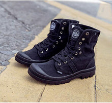 Load image into Gallery viewer, Lace Up Canvas Shoes