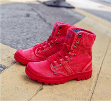 Load image into Gallery viewer, Lace Up Canvas Shoes