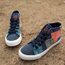 Load image into Gallery viewer, Patchwork Canvas Shoes