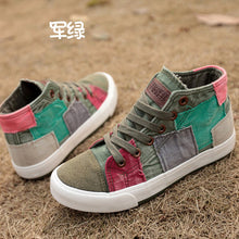 Load image into Gallery viewer, Patchwork Canvas Shoes