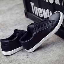 Load image into Gallery viewer, Feminino lace-up white shoes