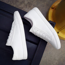 Load image into Gallery viewer, Feminino lace-up white shoes
