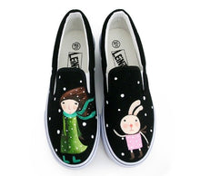 Load image into Gallery viewer, Cartoon Painted Canvas Shoes