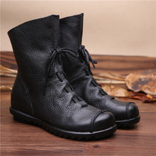 Load image into Gallery viewer, Vintage Style Leather Boots