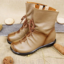 Load image into Gallery viewer, Vintage Style Leather Boots