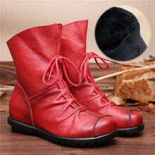 Load image into Gallery viewer, Vintage Style Leather Boots