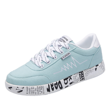 Load image into Gallery viewer, Canvas Shoes Graffiti Flat